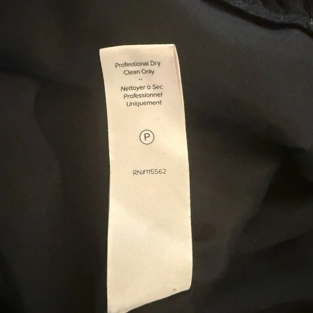 CINQ À SEPT - Black Dress with Floral Embroidery - Size 4 - Picture 6 of 6